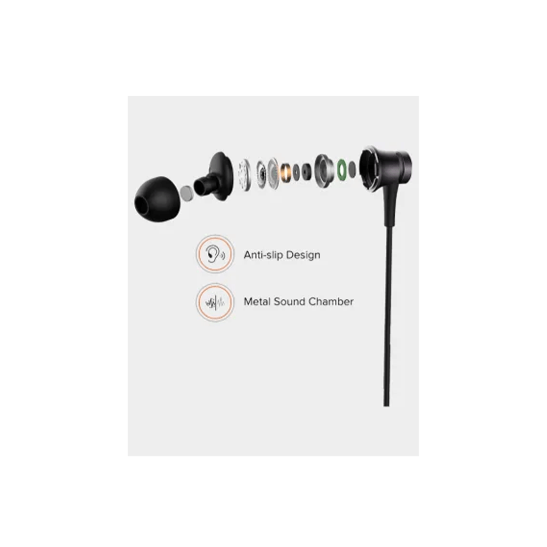 Xiaomi Mi Basic in-Ear Headphones with Mic - Matte Black in Qatar Xiaomi Mi Basic in-Ear Headphones with Mic - Matte Black in Qatar